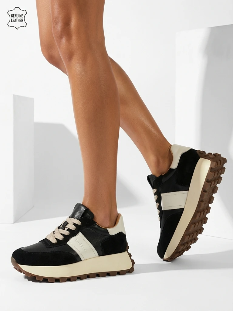 Sportiniai moteriški sportbačiai iš natūralios odos Naterre