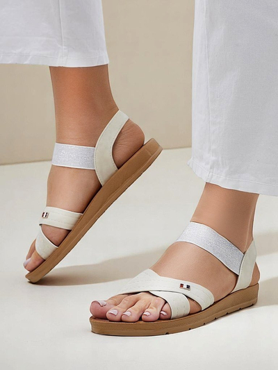 Royalfashion moteriški sandalai su elastingais dirželiais Zerefis