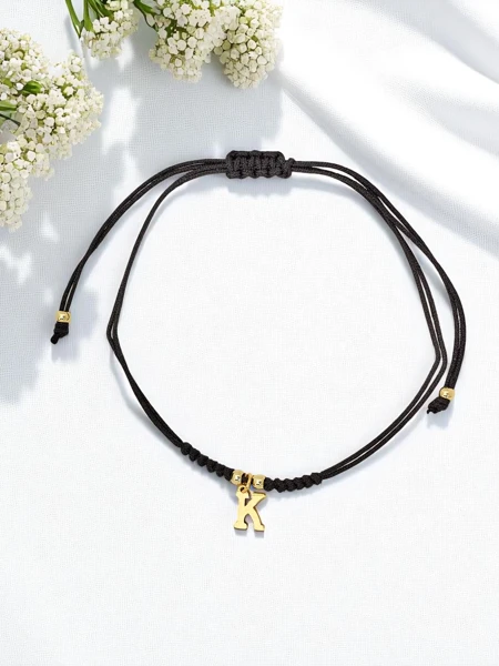 Браслет для женщин с буквой K