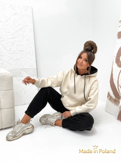 Royalfashion Хлопковый Женский двухцветный спортивный костюм