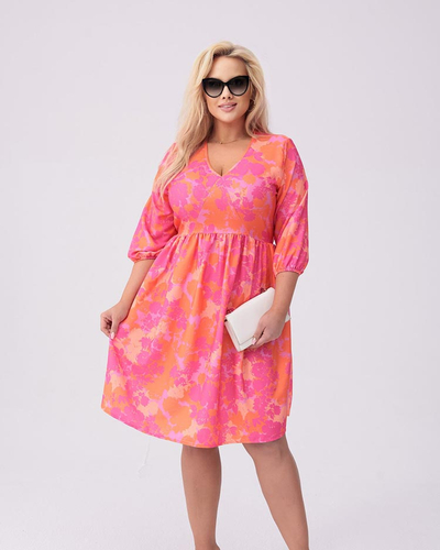 Royalfashion Женское платье длиной до колена с принтом PLUS SIZE