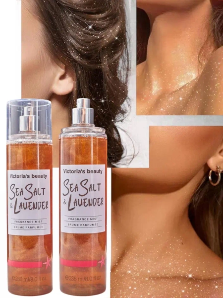 Inspired Women’s kūno dulksna moterims Victoria’s Beauty Jūros druska ir levanda 236 ml