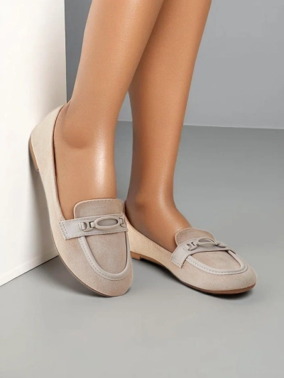 Женские мокасины из экосапожной замши Royalfashion Zammei