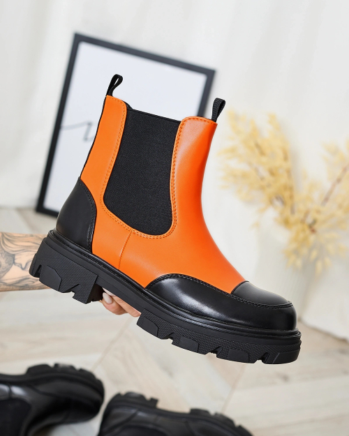 "Royalfashion" oranžiniai moteriški batai "Userrus"