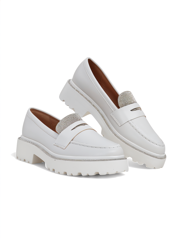 Royalfashion Женские мокасины с стразами Vinness