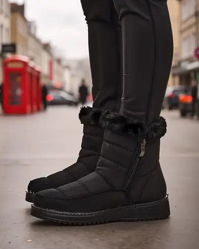 Royalfashion Женские зимние ботинки Fiego Snow