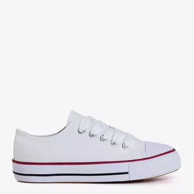 OUTLET Детские кроссовки Franklin белого цвета - Обувь