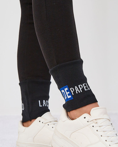 Klasikinės rožinės spalvos moteriškos sportinės kelnės - Apranga