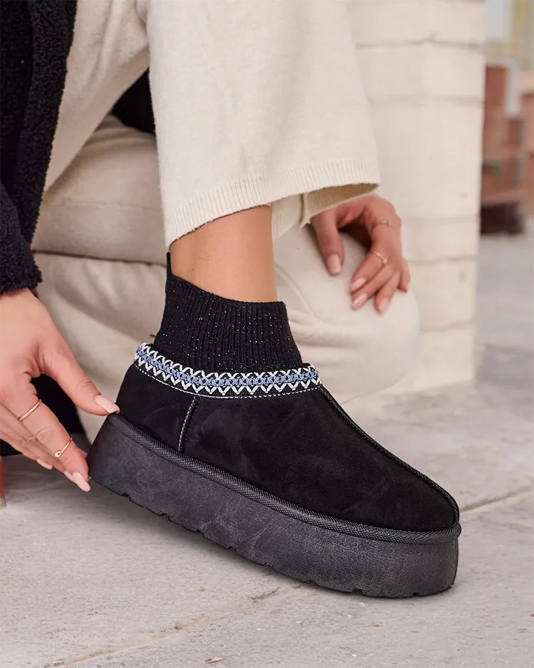 Karališka mada Trumpi moteriški snieglentiniai batai a'la Nananna