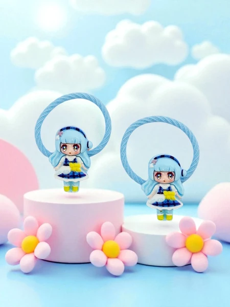 Bambina Rosetta plaukų gumytės su lėlės motyvu