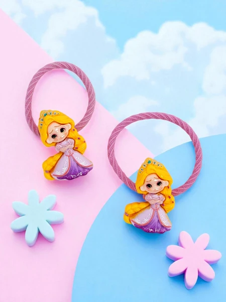 Plaukų gumytės su princesės tema