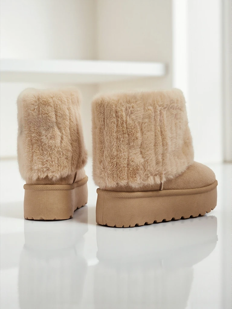 Ботинки a'la снегоходы женские с мехом Irelle