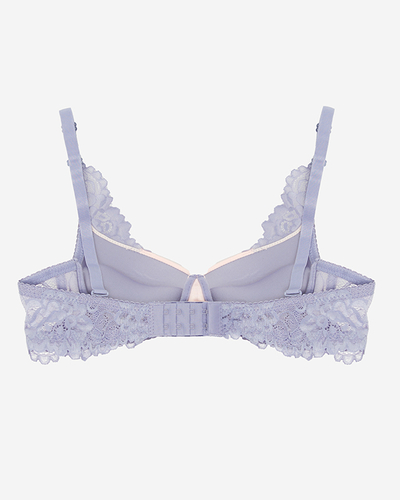 Rožinė ir violetinė jausminga nėriniuota liemenėlė - apatinis trikotažas