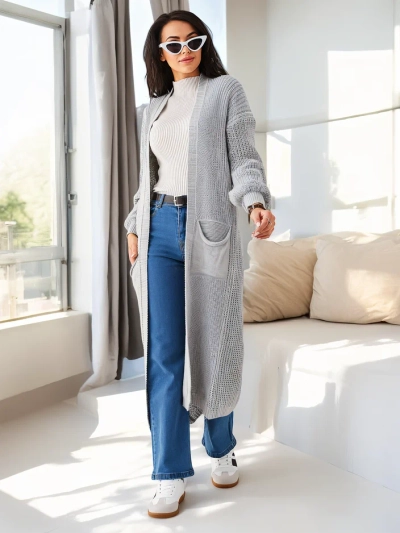 Royalfashion Akriliniai megztiniai moterų kardiganai