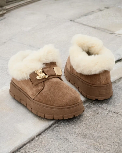 Royalfashion Женские короткие сапоги a'la snow boots Dobis