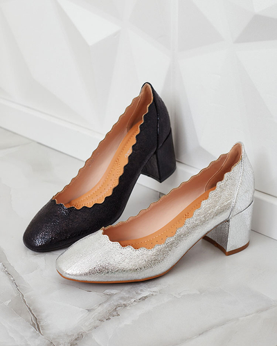 "Royalfashion" Juodi moteriški bateliai "Nynony"