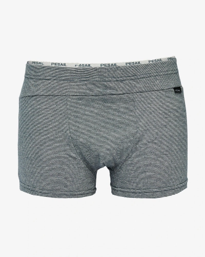 Royalfashion Tamsiai pilkos spalvos vyriški boksininko šortai