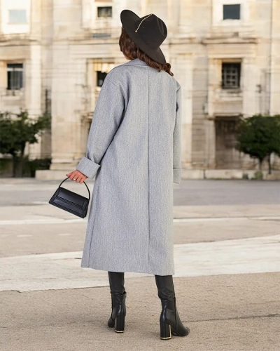 Royalfashion Ilgas moteriškas paltas