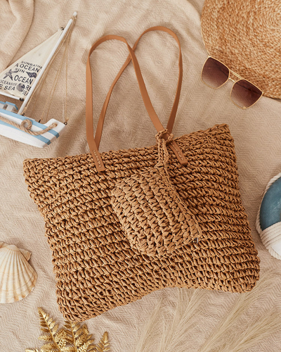 Royalfashion Большая женская соломенная сумка