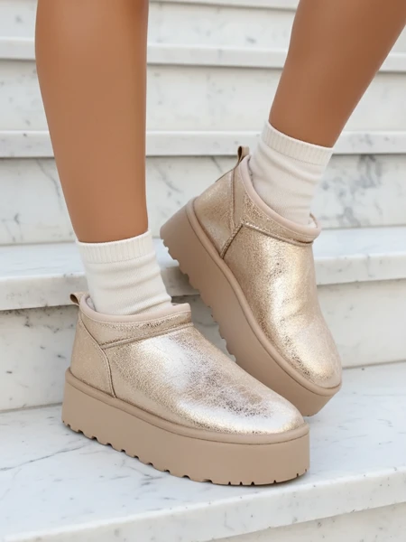 Royalfashion Moteriški trumpi batai a'la sniego batai Ozozi