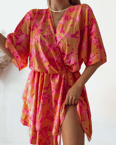 Royalfashion Женское мини-платье с оригинальным рисунком