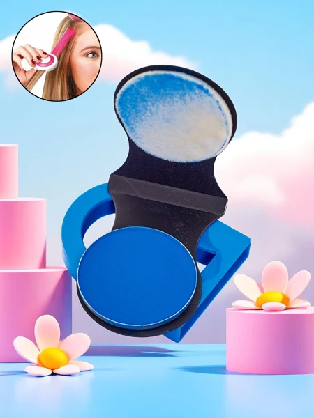 Plaukų dažymo kreida mėlyna