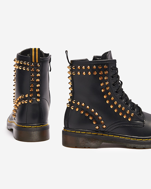 Черные женские ботинки-багги с шипами Operias - Обувь