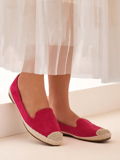 Royalfashion moteriškos espadrilės iš eko zomšos Bombei