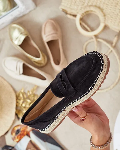 Royalfashion Moteriški eko zomšiniai mokasinai Monum