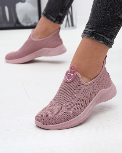 Розовый Женская тканевая спортивная обувь Slip On Regika - Обувь