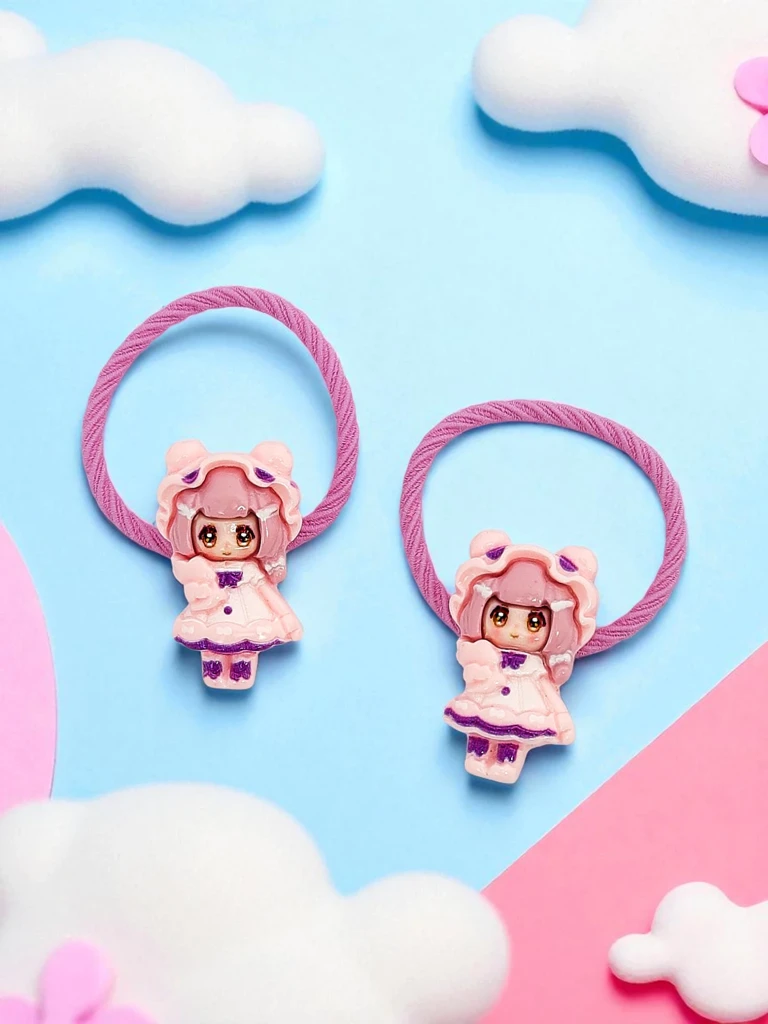 Bambina Rosetta plaukų gumytės su lėlytės motyvu