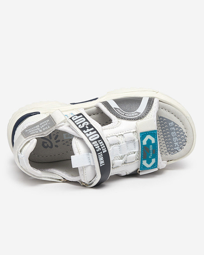 Белые детские сандалии на липучках Wukapi - Обувь