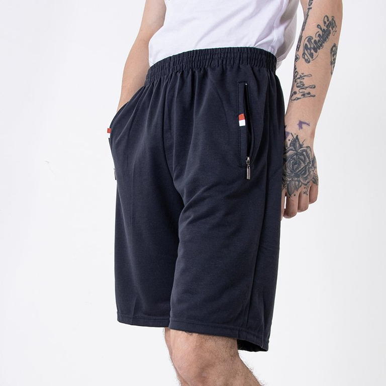 Mėlyni vyriški šortai - drabužiai