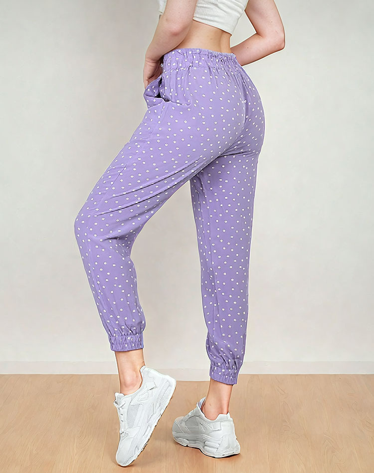 Royalfashion Женские брюки из цветочной ткани