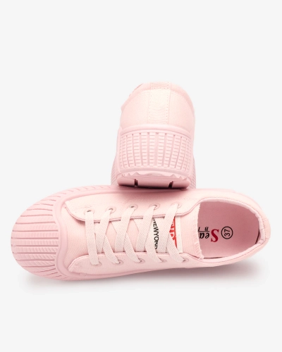 OUTLET Royalfashion Pink Brigera platforminiai sportiniai bateliai