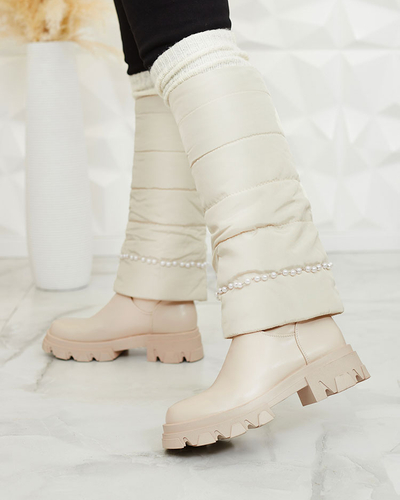 Royalfashion Женские сапоги Ameroe кремового цвета