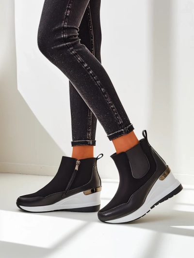 Женские ботинки на скрытом каблуке Royalfashion Zafico
