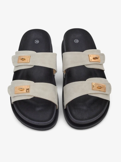 Royalfashion moteriški sandalai su dekoratyvinėmis sagtimis Costes