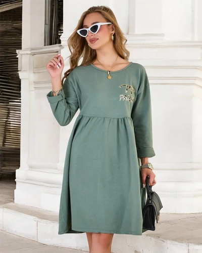 Женское платье из ткани Royalfashion