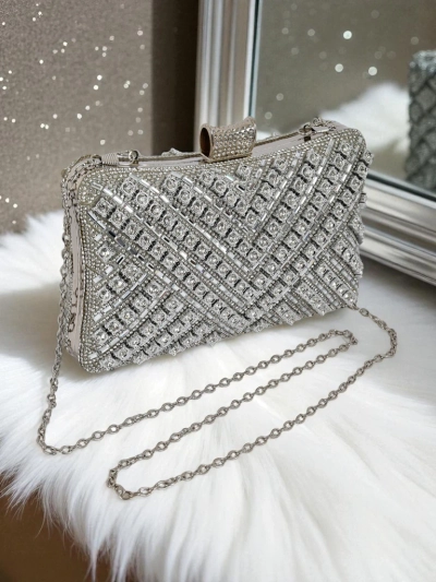 Royalfashion Kopertowa torebka damska z cyrkoniami Seraphine Glint - torebunia, co robi wow!