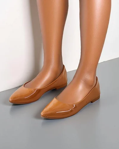 Royalfashion moterų lakinės baleto bateliai Aramiese