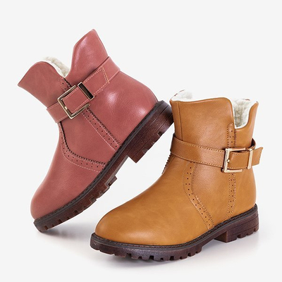 Коричневые пинетки с пряжкой Romula - Обувь