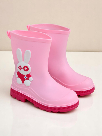 Royalfashion Kalosze dziecięce z króliczkiem Bunny Splash