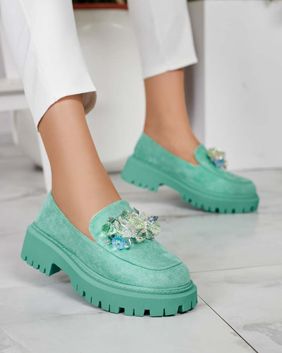 Royalfashion Женские мокасины с разноцветными бусинами Hetika