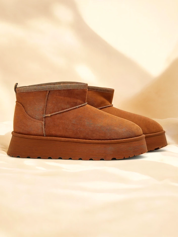 Royalfashion trumpas bateliai, primenantys moteriškus sniego batus Fortesse