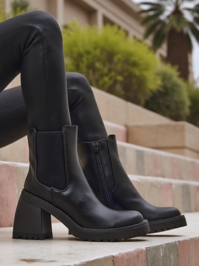 Женские ankle boots на толстом каблуке Dieno