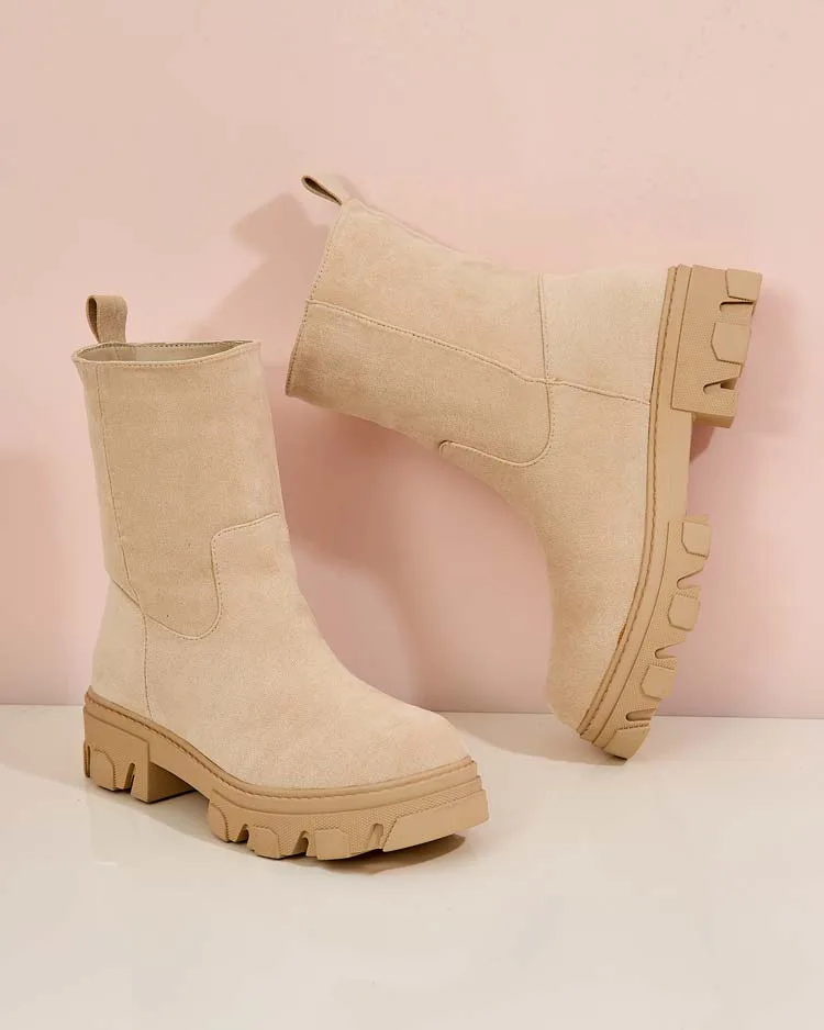 Royalfashion Женские сапоги Gesina из эко-замши