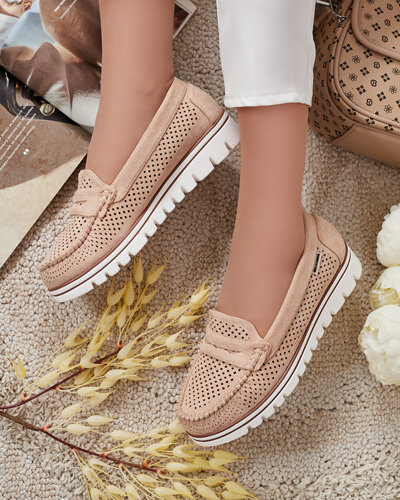 "Royalfashion" ažūriniai moteriški mokasinai Leteller