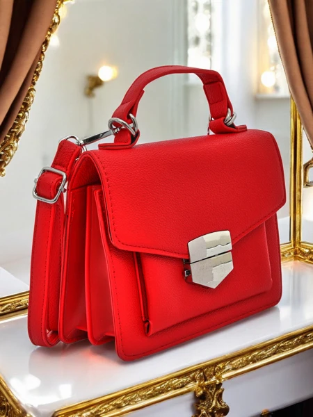 Royalfashion Женская сумка-конверт с ручкой Amalthea Avorio