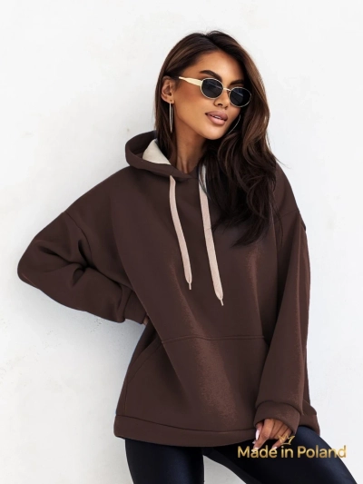 Royalfashion Женская толстовка с капюшоном оверсайз